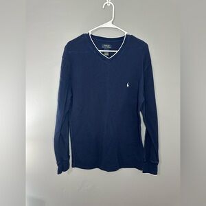 Polo Ralph Lauren Men’s Navy V-Neck Sweater